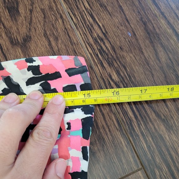 Roxy Halter Mini Cover Up Dress Surplice Sweetheart Neckline Pink Boucle Plaid S - Picture 6 of 8